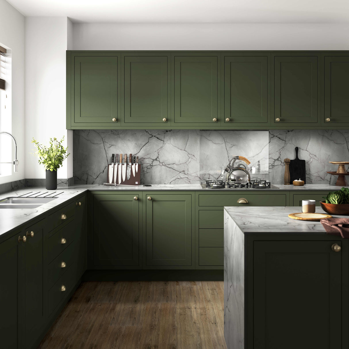 Wilsonart Zenith Marmo Grigio Compact Laminate Kitchen Worktops (Grey Core)