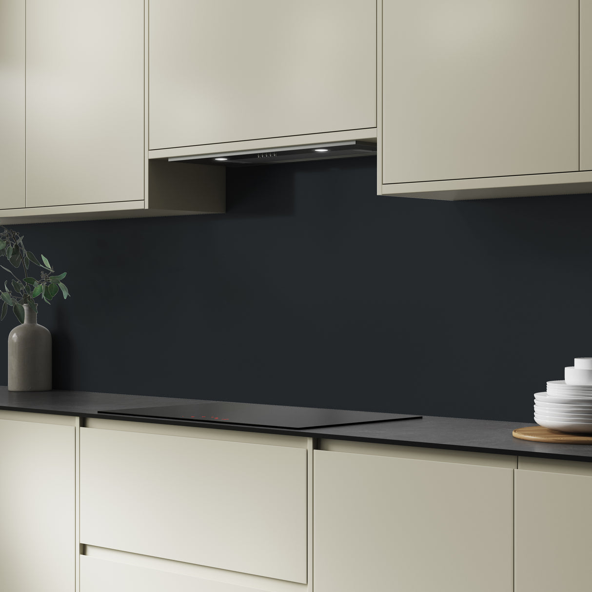 Bushboard Alloy Midnight Grey Aluminium Feature Kitchen Splashback