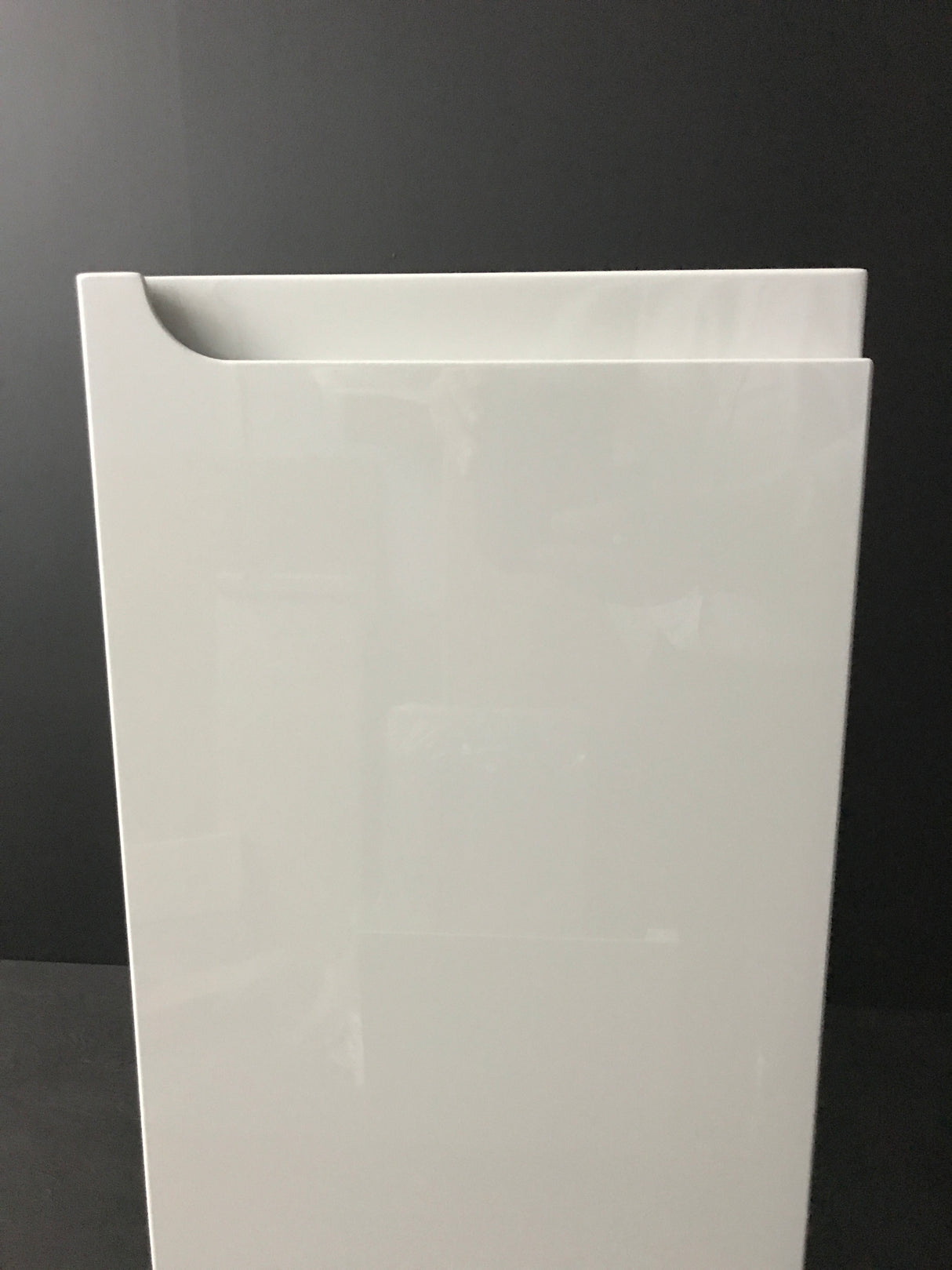 Larissa Handle Less White Gloss J Pull- Replacement Kitchen Doors CORNER DOORS