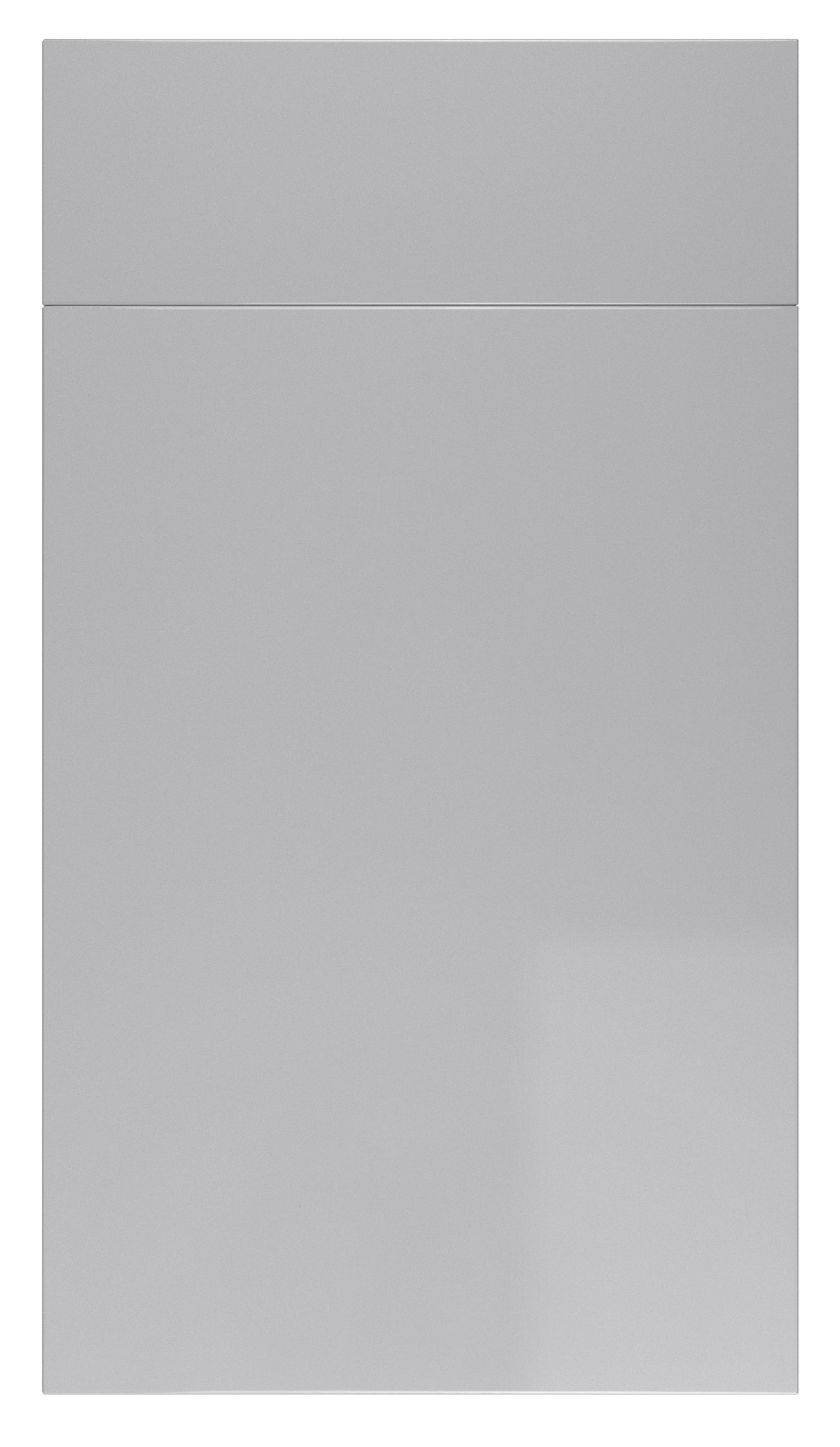 Vogue Slab Dove Grey Gloss- Replacement Kitchen Drawer Fronts/Oven Filler Panel (110mm High)