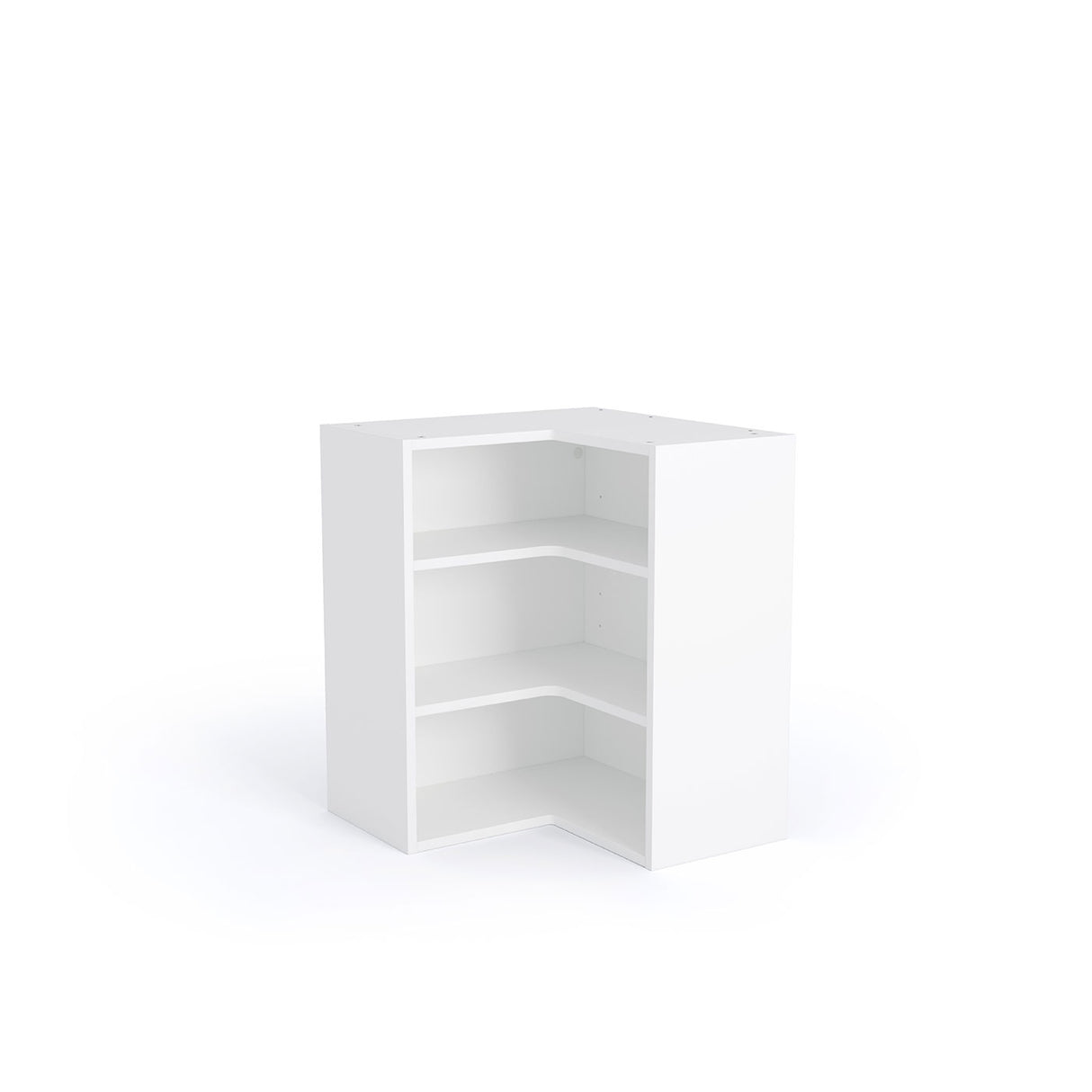 600mmx600mm Flat Pack L Shaped Kitchen Corner Extra Tall (900mm High) Wall Cabinet White