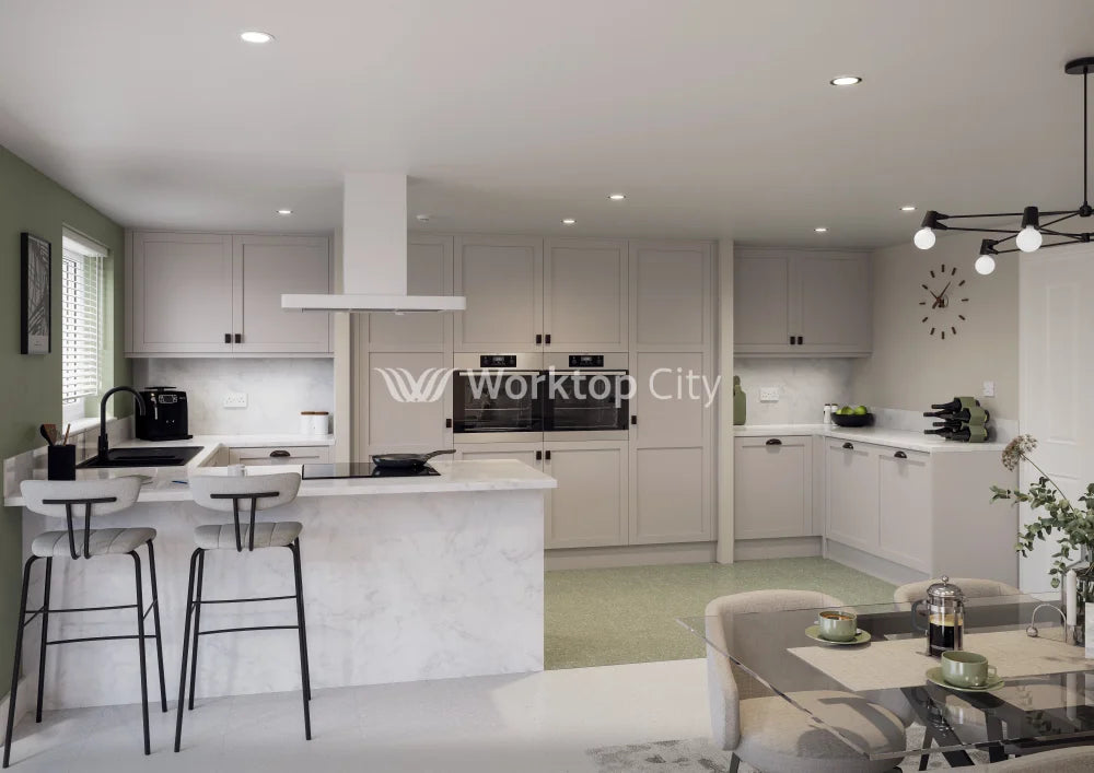 Balmoral Wood Grain ’Skinny’ Shaker Cashmere Ash- Replacement Kitchen Doors SAMPLE PRODUCTS