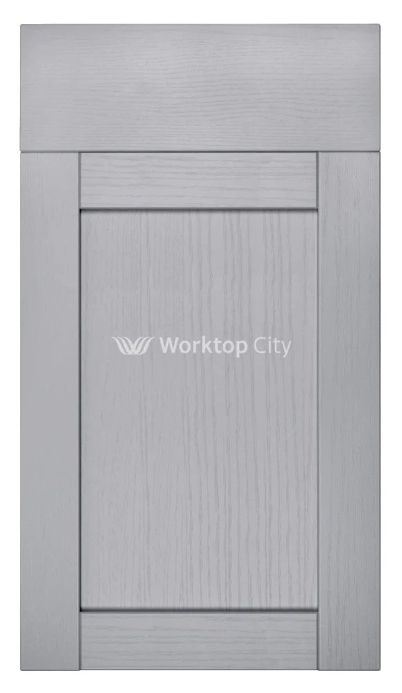Balmoral Wood Grain ’Skinny’ Shaker Dove Grey Ash- Replacement Kitchen Doors SAMPLE PRODUCTS