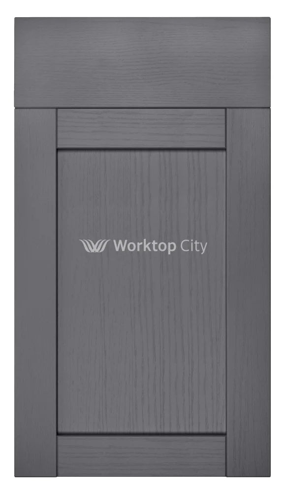Balmoral Wood Grain ’Skinny’ Shaker Dust Grey Ash- Replacement Kitchen Doors SAMPLE PRODUCTS