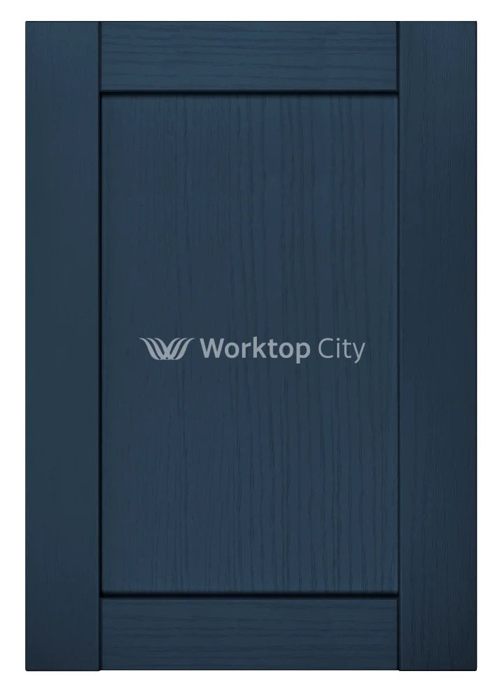 Balmoral Wood Grain ’Skinny’ Shaker Navy Blue Ash- Replacement Kitchen Doors SAMPLE PRODUCTS Sample Colour Swatch
