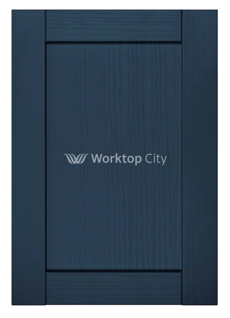 Balmoral Wood Grain ’Skinny’ Shaker Navy Blue Ash- Replacement Kitchen Doors SAMPLE PRODUCTS Sample Colour Swatch