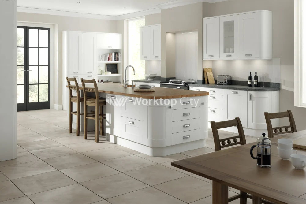 Boston Supermatt Shaker White- Replacement Kitchen Doors SAMPLE PRODUCTS