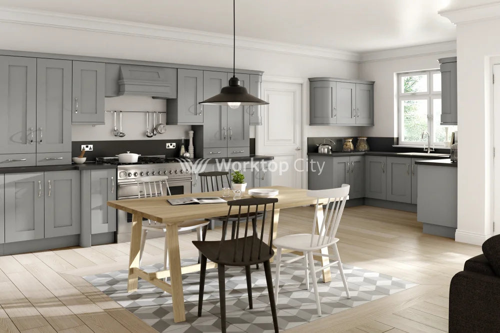 Buckingham Wood Grain Shaker Dust Grey- Replacement Kitchen Doors SAMPLE PRODUCTS