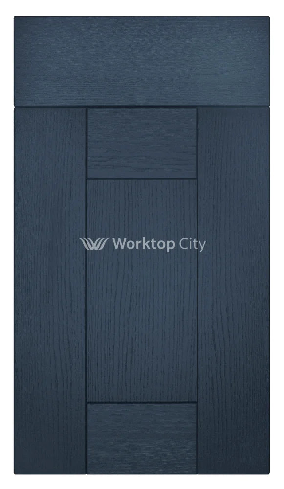 Buckingham Wood Grain Shaker Navy Blue- Replacement Kitchen Doors SAMPLE PRODUCTS