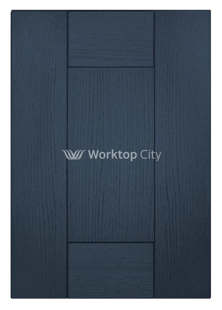 Buckingham Wood Grain Shaker Navy Blue- Replacement Kitchen Doors SAMPLE PRODUCTS Sample Colour Swatch