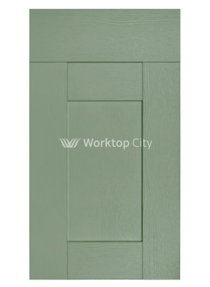 Buckingham Wood Grain Shaker Reed Green- Replacement Kitchen Doors SAMPLE PRODUCTS