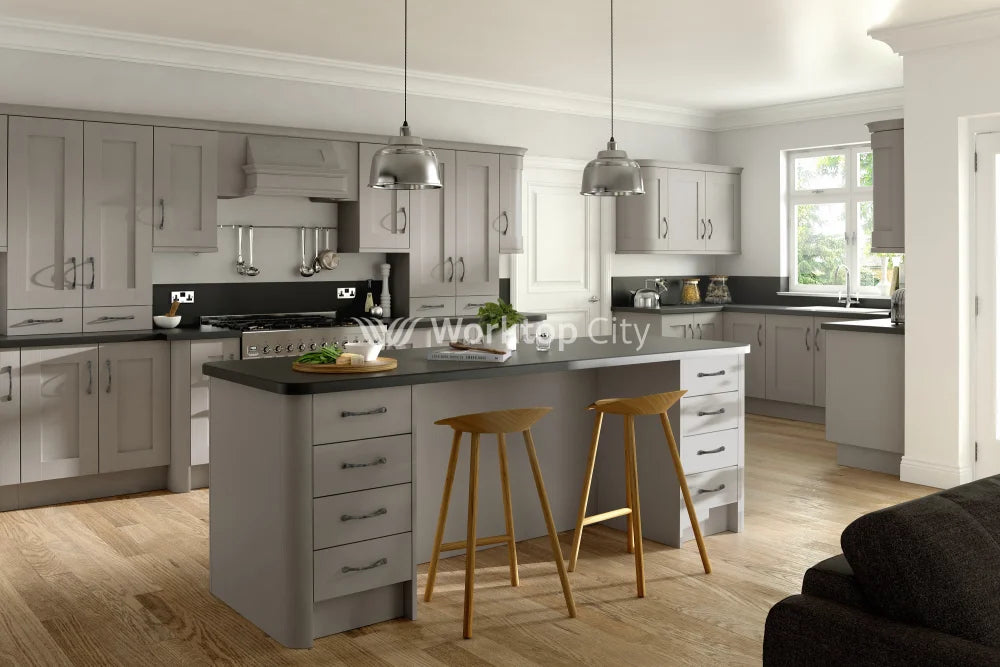 Buckingham Wood Grain Shaker Stone Grey- Replacement Kitchen Doors SAMPLE PRODUCTS