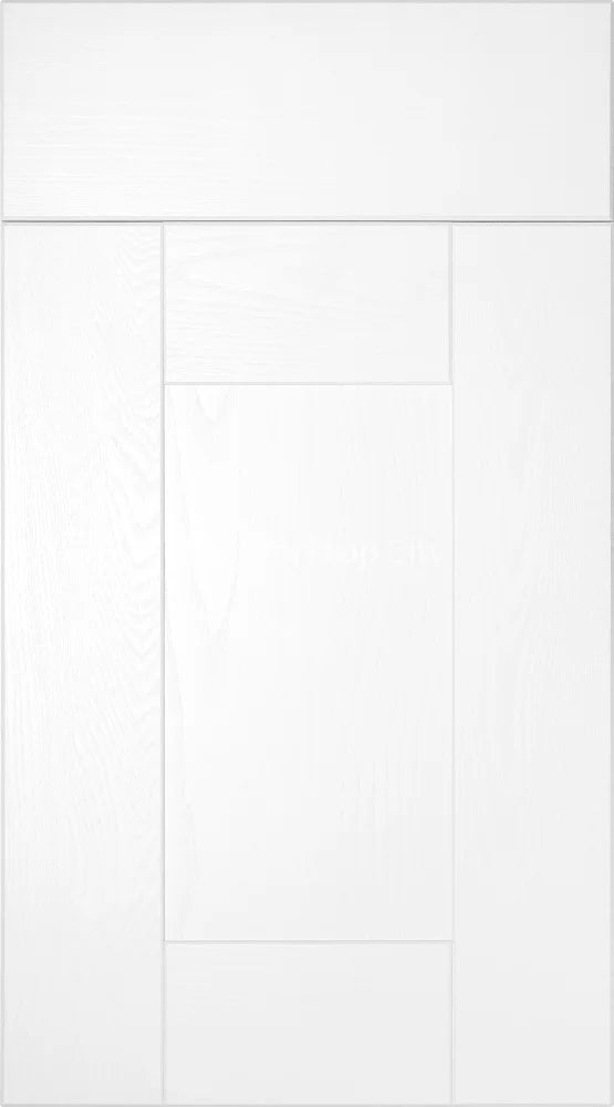 Buckingham Wood Grain Shaker White- Replacement Kitchen Doors SAMPLE PRODUCTS