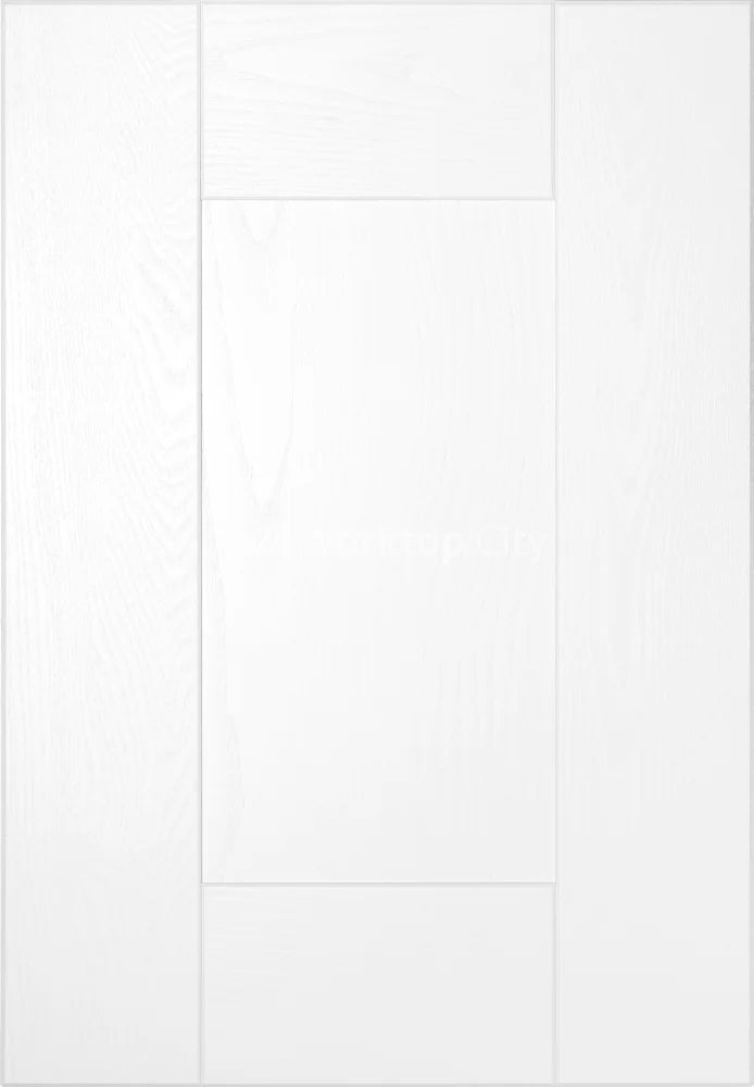 Buckingham Wood Grain Shaker White- Replacement Kitchen Doors SAMPLE PRODUCTS Sample Colour Swatch