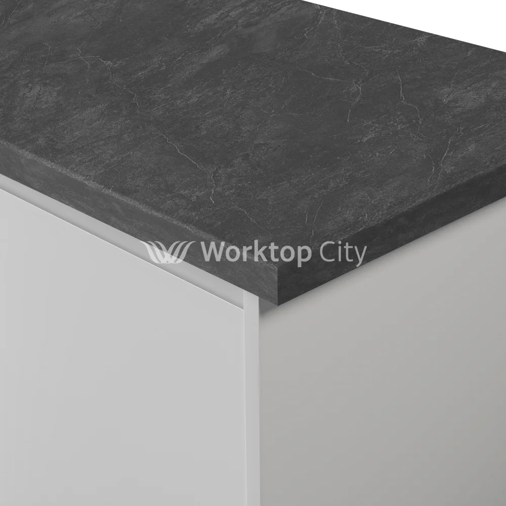 Duropal Kitchen Worktops S63066MS Caviar Silver - Enhanced Semi Matt Finish