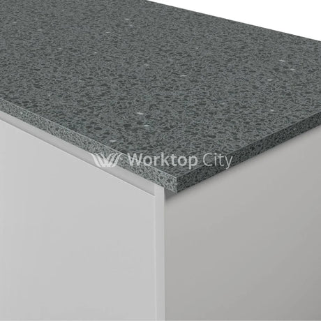 Duropal Kitchen Worktops S68035BR Quartz Grey - Square Edge - Brightstone Finish Square Edge Worktop - 4100mm x 640mm x