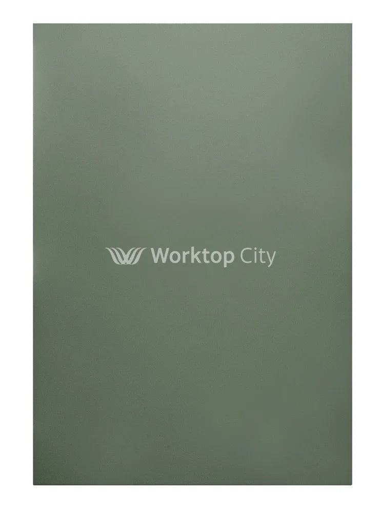 Fenton Painted (Laser Edged) Slab Reed Green- Replacement Kitchen Doors SAMPLE PRODUCTS 140mm x 295mm Sample (Free P&P)