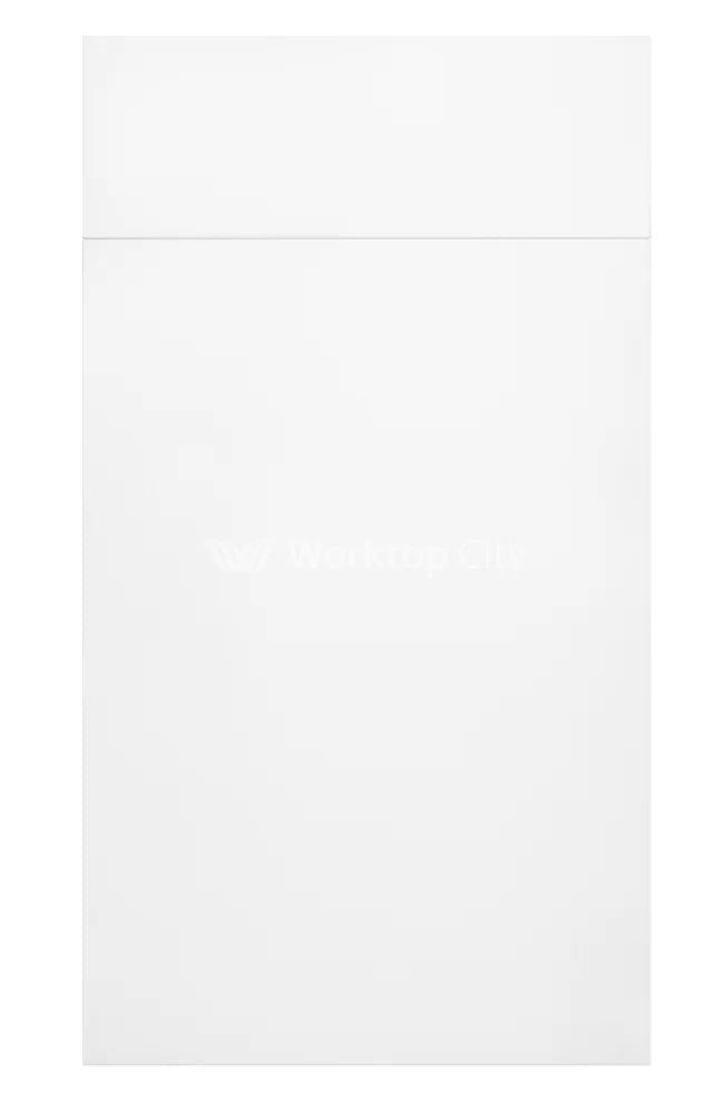 Fenton Painted (Laser Edged) Slab White- Replacement Kitchen Doors SAMPLE PRODUCTS