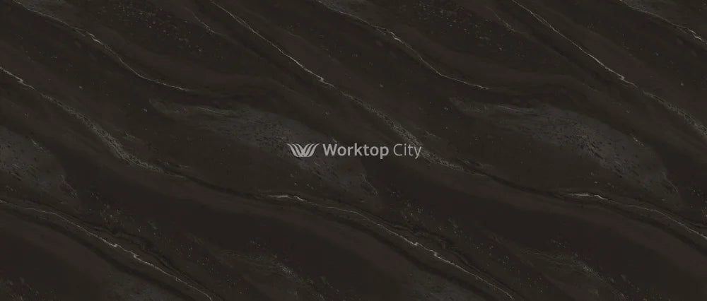 Formica Originals PP5015 Black Painted Marble Laminate Kitchen Worktops - Satin NDF Finish