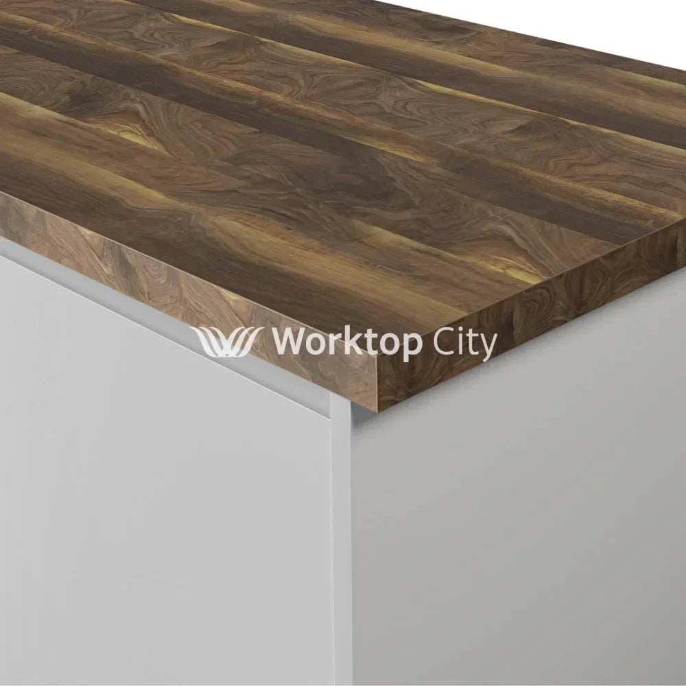 Formica Axiom Pp9479 Wide Planked Walnut Laminate Kitchen Worktops - Woodland Finish