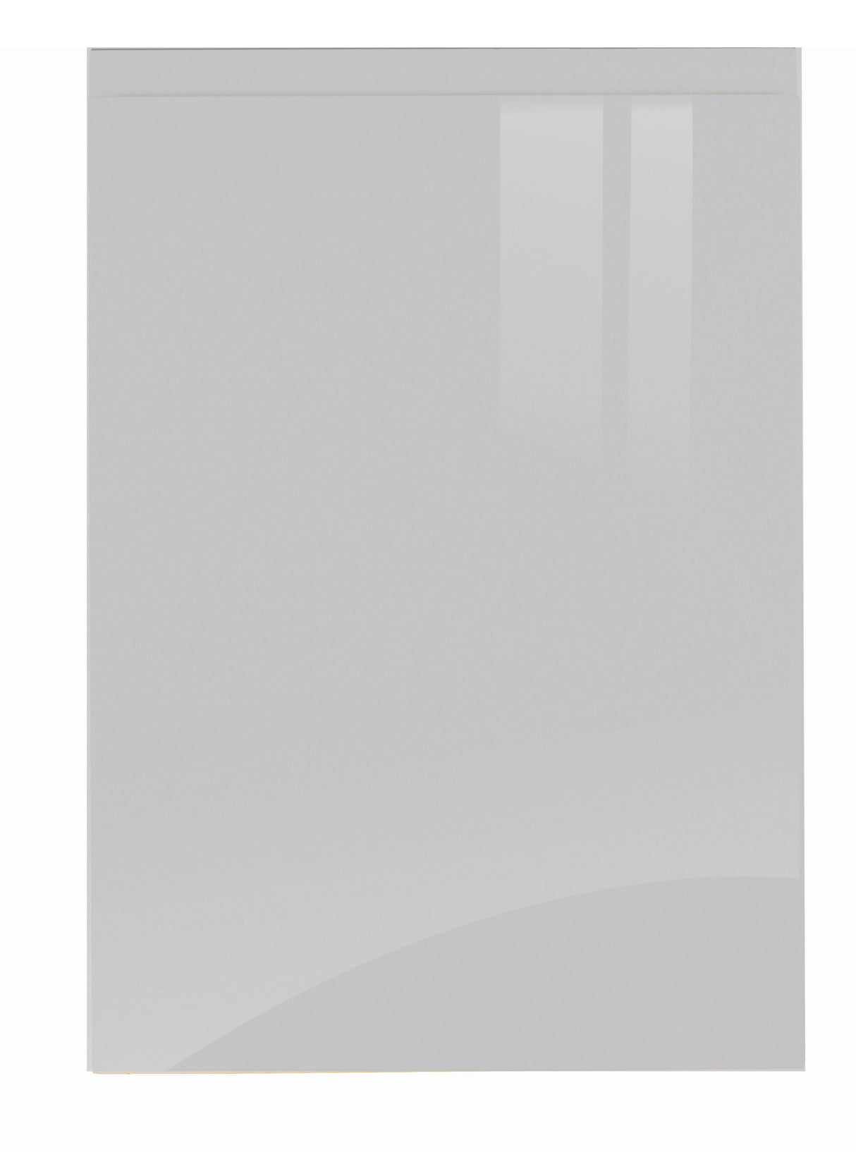 JAY Handle Less Light Grey Gloss J Pull- Replacement Kitchen Doors (End Panel)