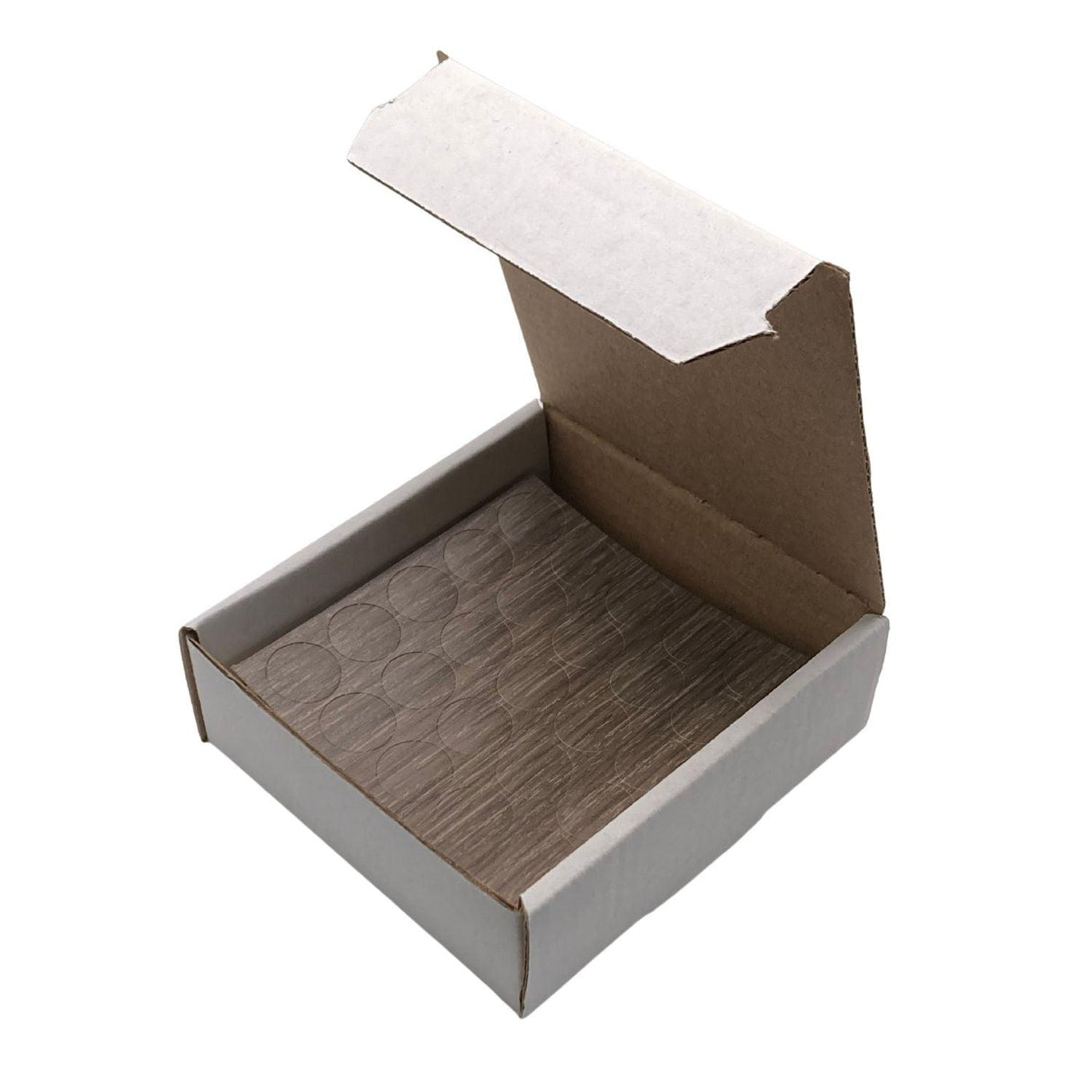 KwikCaps Self Adhesive Screw Cover Caps - Brown Orleans Oak / Finsa Roble Eternity (881)