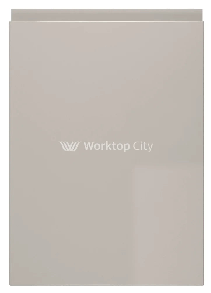 Larissa Handle Less Cashmere Gloss J Pull- Replacement Kitchen Doors SAMPLE PRODUCTS Vinyl Colour Swatch