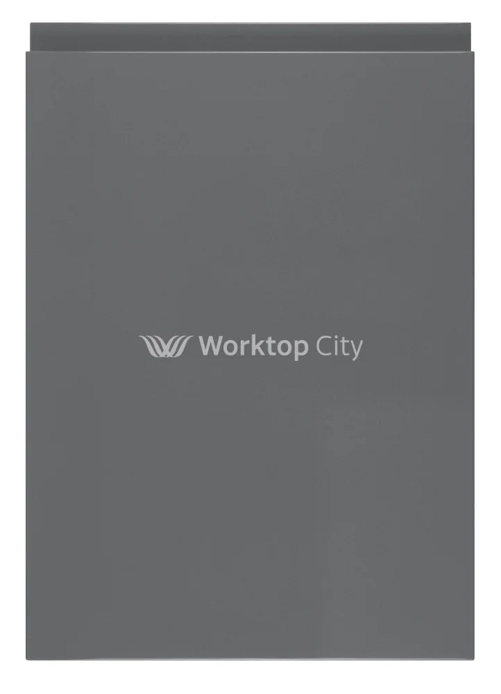 Larissa Handle Less Dust Grey Gloss J Pull- Replacement Kitchen Doors SAMPLE PRODUCTS Vinyl Colour Swatch