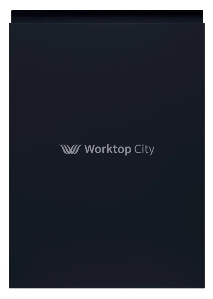 Larissa Handle Less Indigo Matt J Pull- Replacement Kitchen Doors SAMPLE PRODUCTS Vinyl Colour Swatch