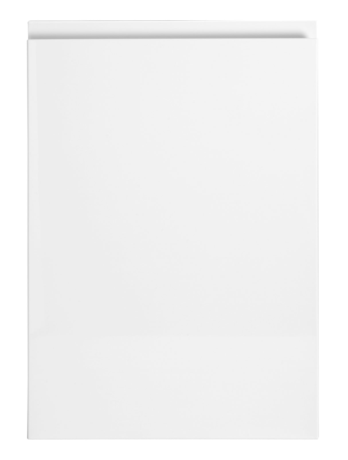 Larissa Handle Less White Gloss J Pull- Replacement Kitchen Drawer Front (140mm High)