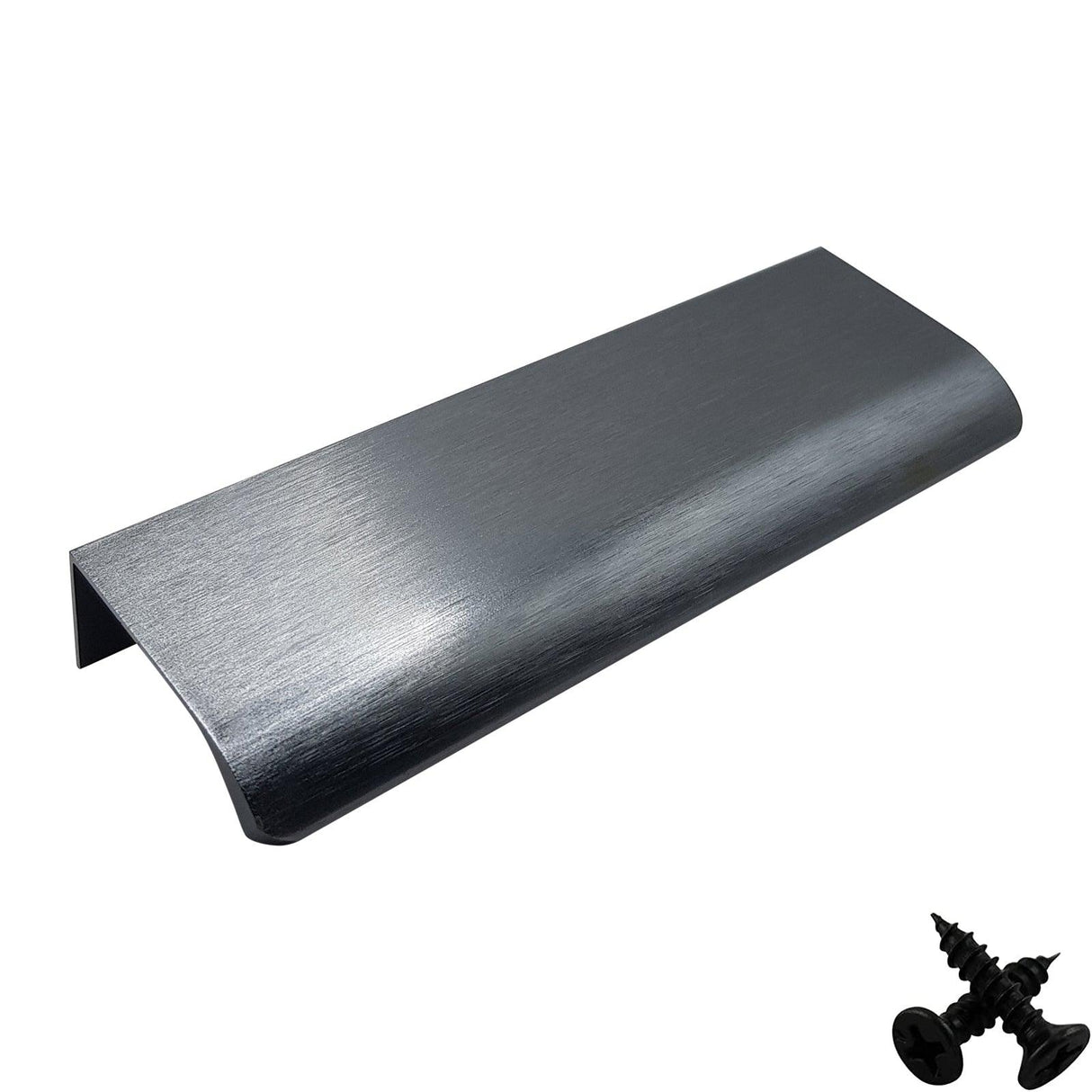 Anthracite Aluminium Cabinet Handle β Modern Cupboard, Drawer & Door Pull (Pack of 10)
