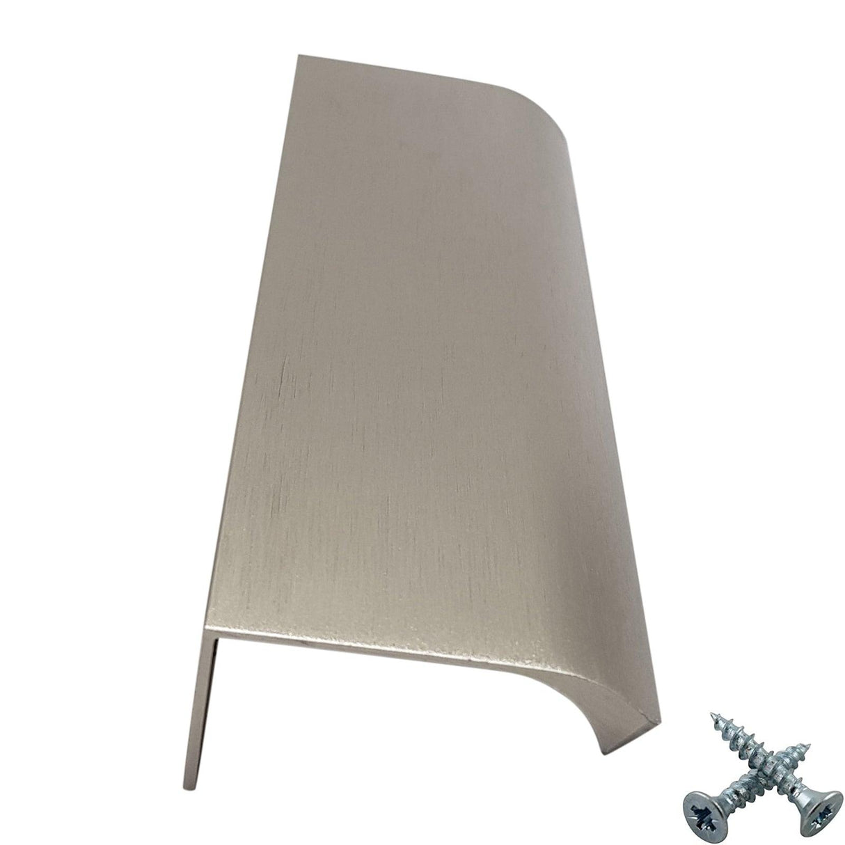 Brushed Inox Aluminium Cabinet Handle β Modern Cupboard, Drawer & Door Pull (Pack of 10)