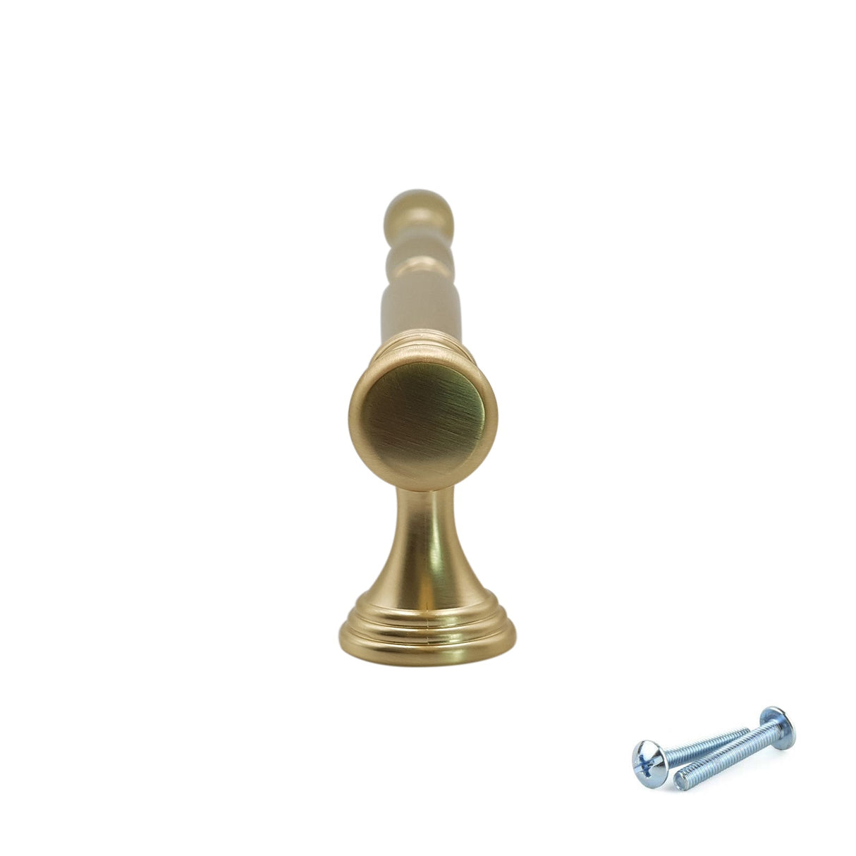 M4TEC Brushed Brass Decorative Bar Handle – VH8 Series (Traditional Cabinet & Drawer Handle)