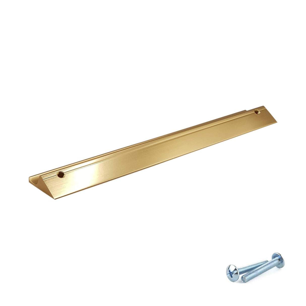 M4TEC Brushed Brass Bar Pull Handle – Door, Drawer & Cupboard (VE8 Dalry Series, Multiple Sizes)
