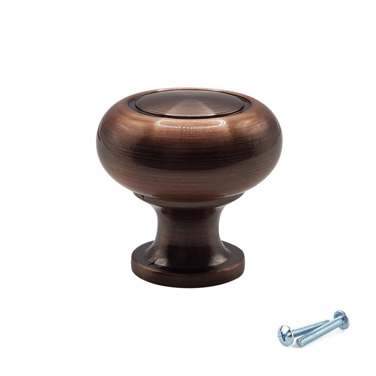 M4TEC Antique Copper Knob Handle – VH5 Series (30mm Cabinet, Drawer & Cupboard Knob)
