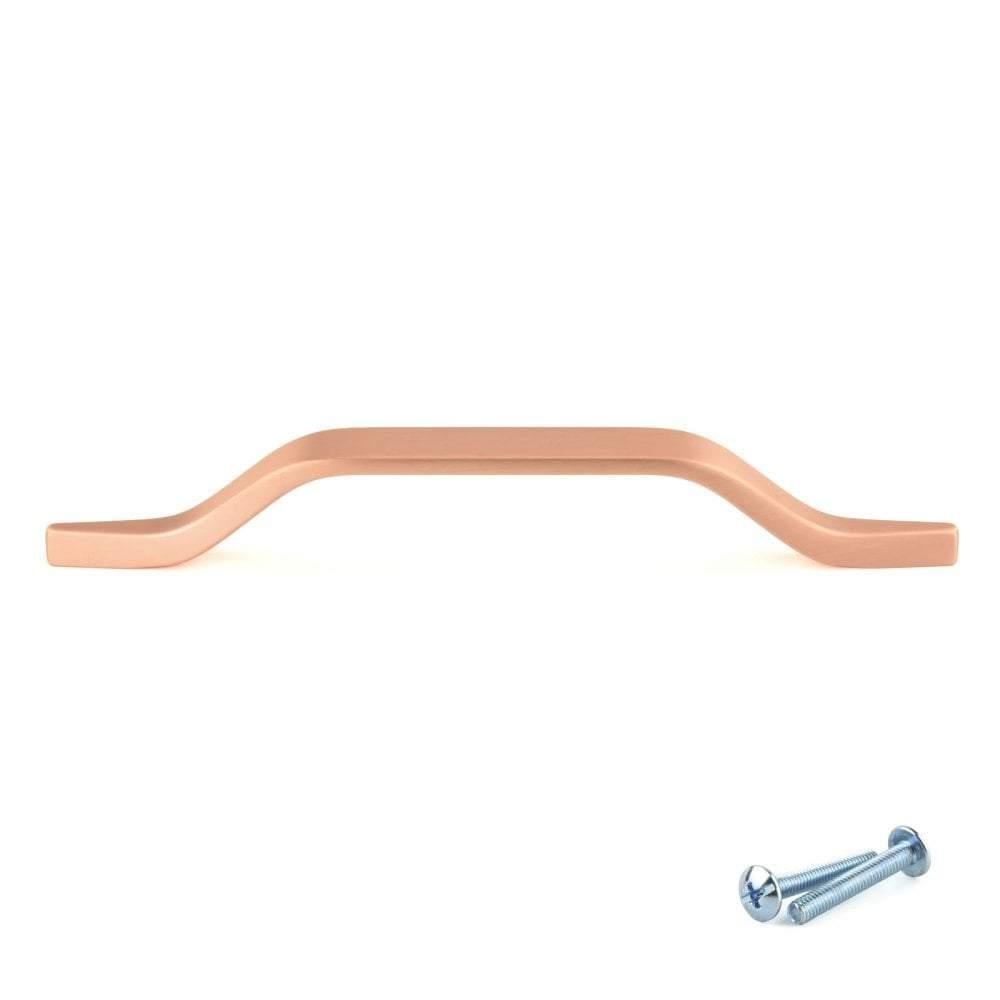 M4TEC Mossdale Z8 Matt Copper Cupboard Door Handle β 320mm Hole Centres
