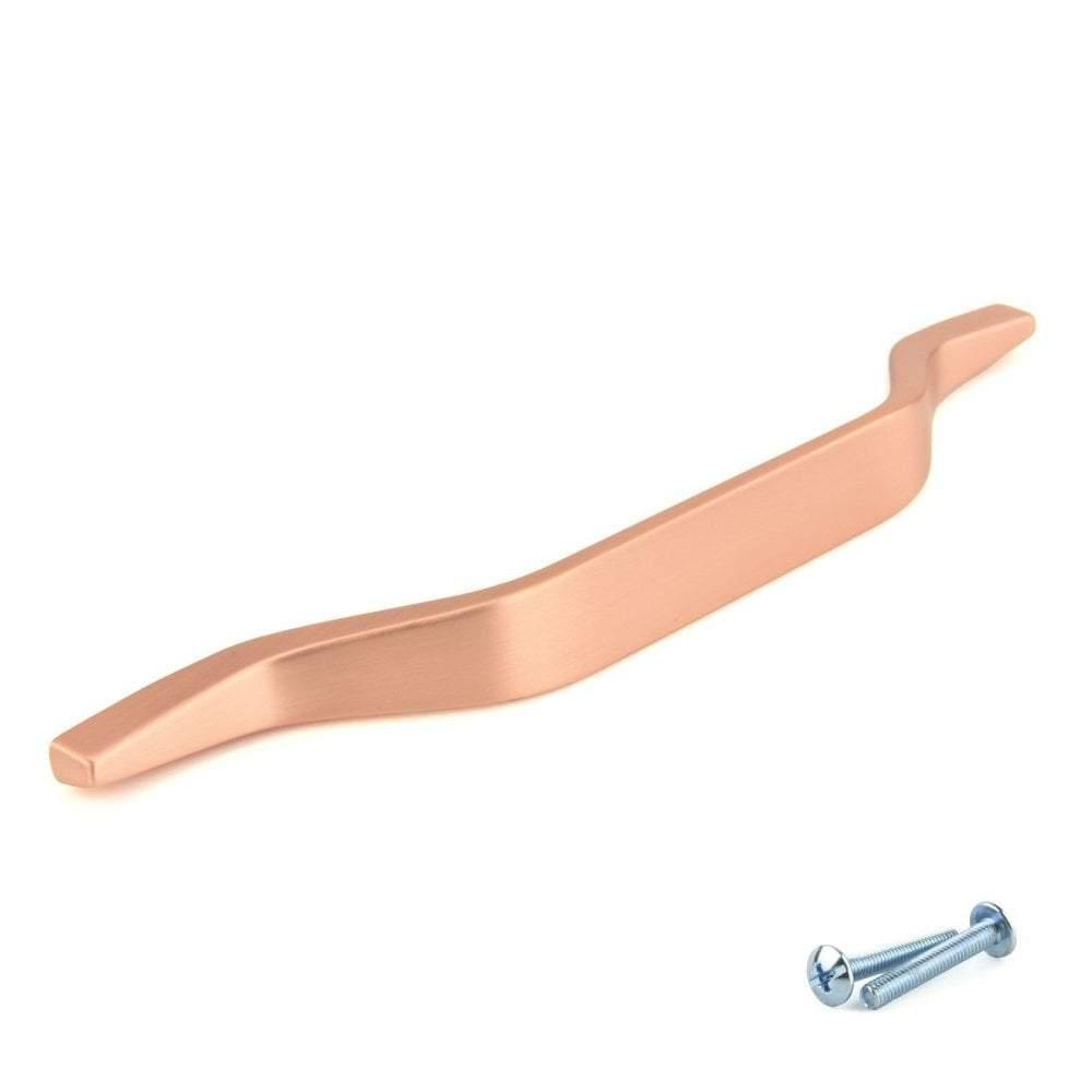 M4TEC Mossdale Z8 Matt Copper Cupboard Door Handle β 320mm Hole Centres