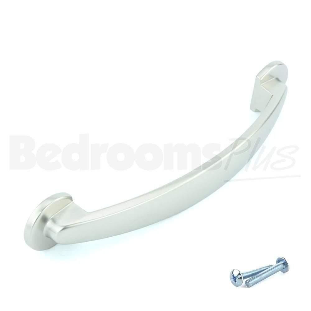 Matt Nickel Cupboard Door Handle M4TEC Cairn L6