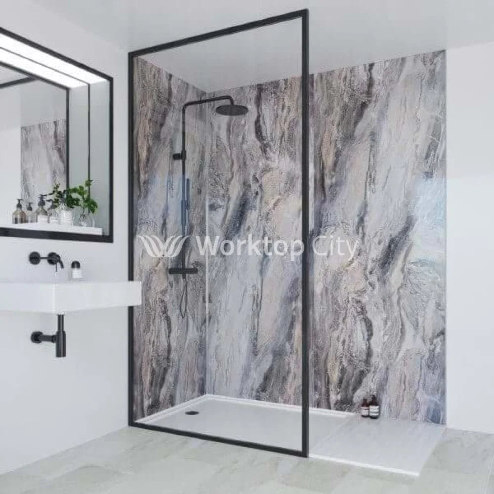 Multipanel Linda Classic Collection Cappuccino Stone (M7256) - Shower/Bathroom Wall Panels