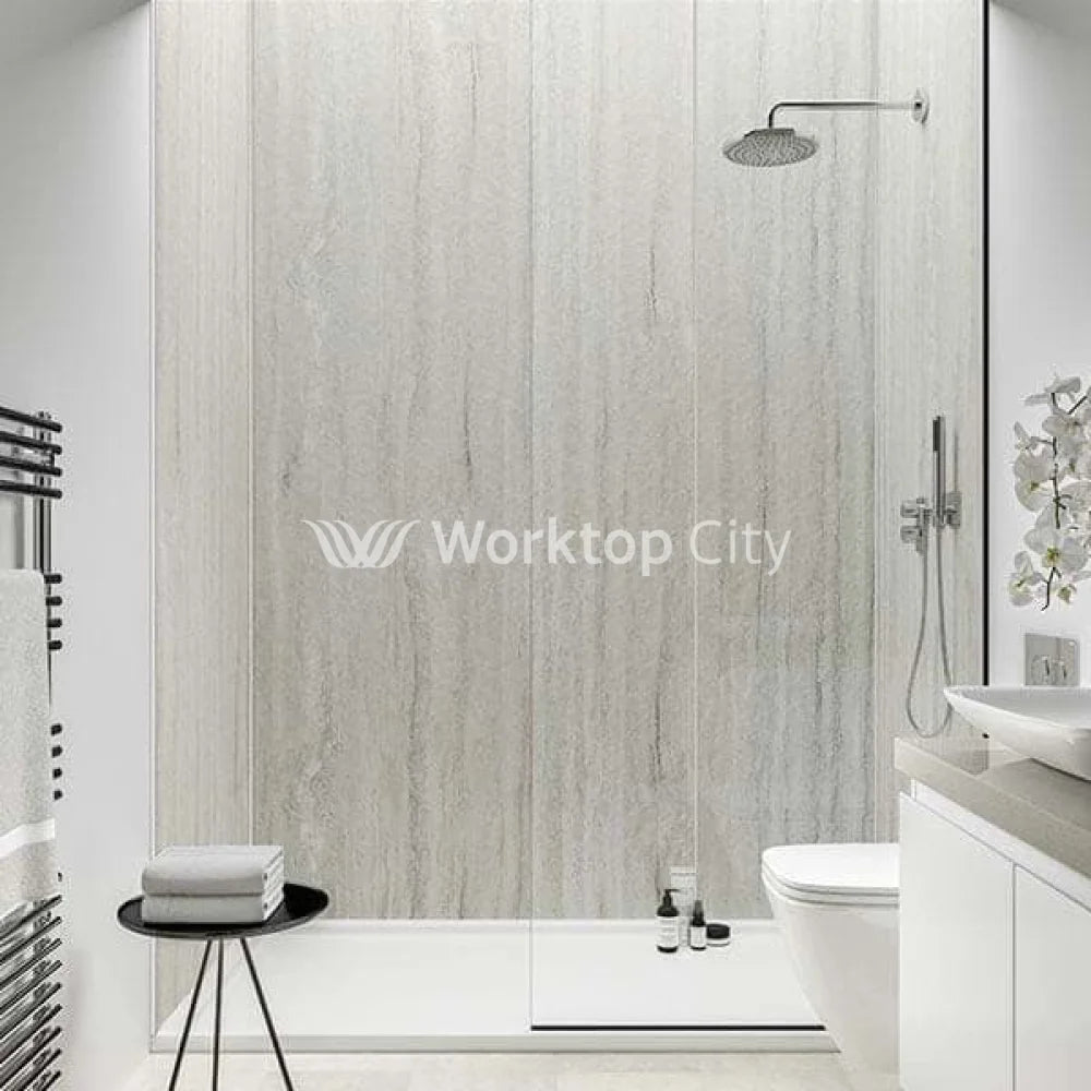 Multipanel Linda Contemporary Collection Jupiter Silver (3458) - Shower/Bathroom Wall Panels