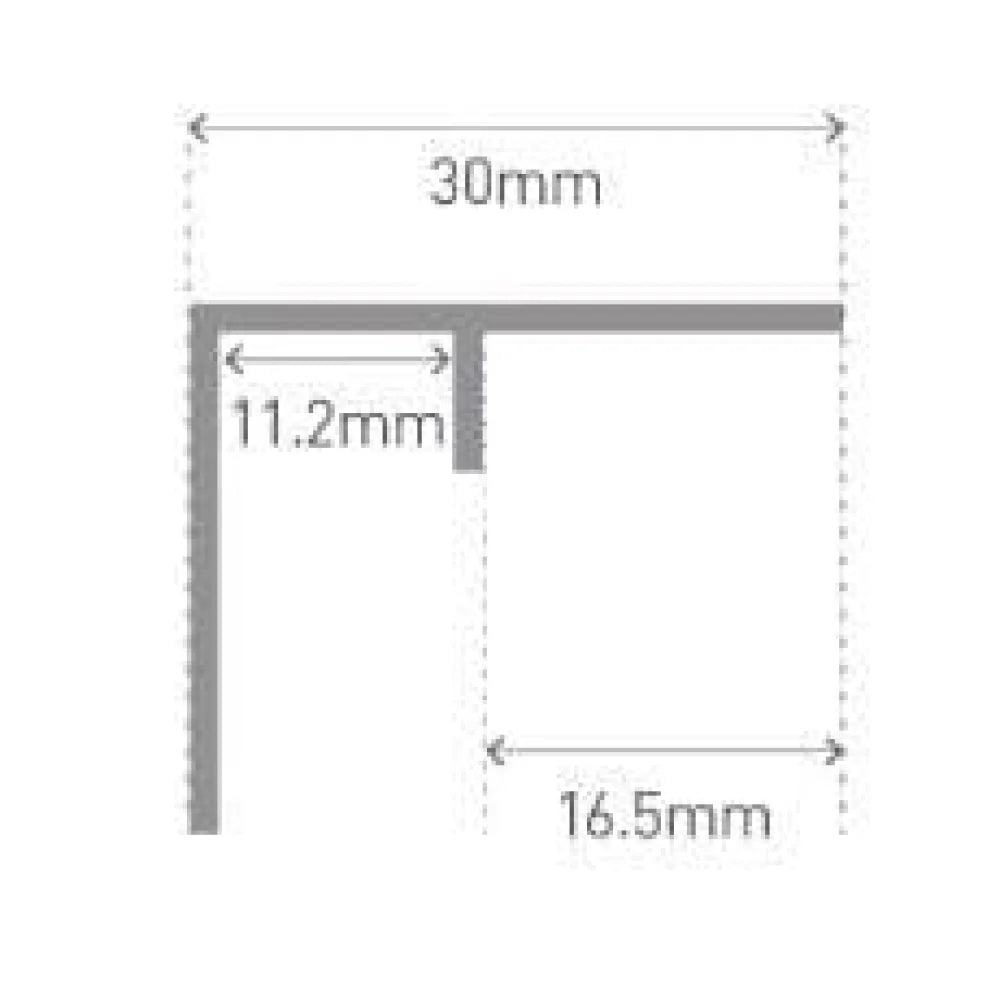 Multipanel Type 101 Invisible Corner Profile