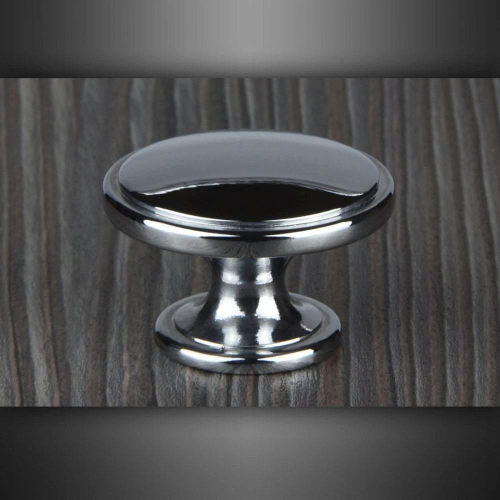 Polished Chrome Cupboard Knob Handle β M4TEC Braemar E3