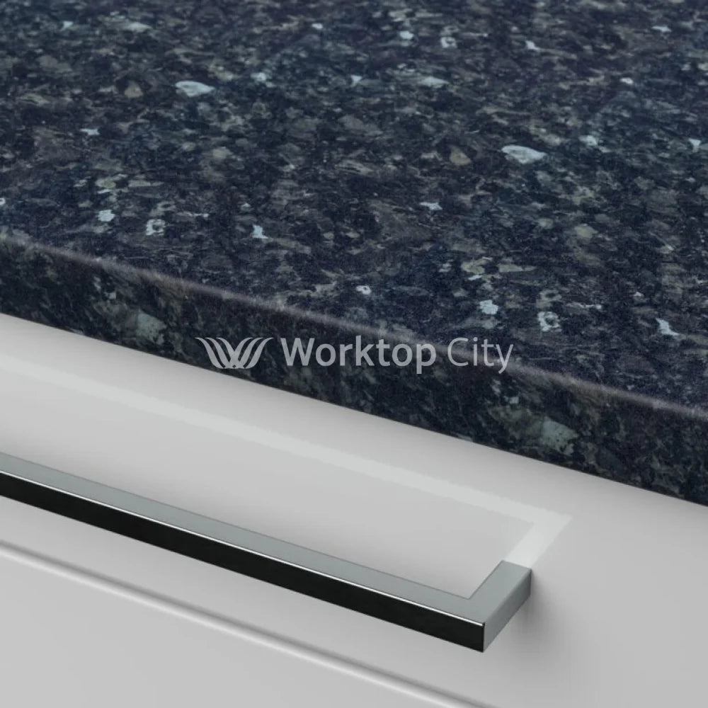 Senses Laminate Kitchen Worktops Black Granite Round (Postformed) Edge Dogal Matt Finish
