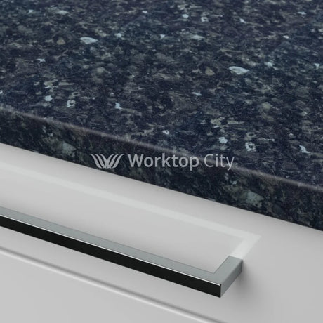 Senses Laminate Kitchen Worktops Black Granite Round (Postformed) Edge Dogal Matt Finish