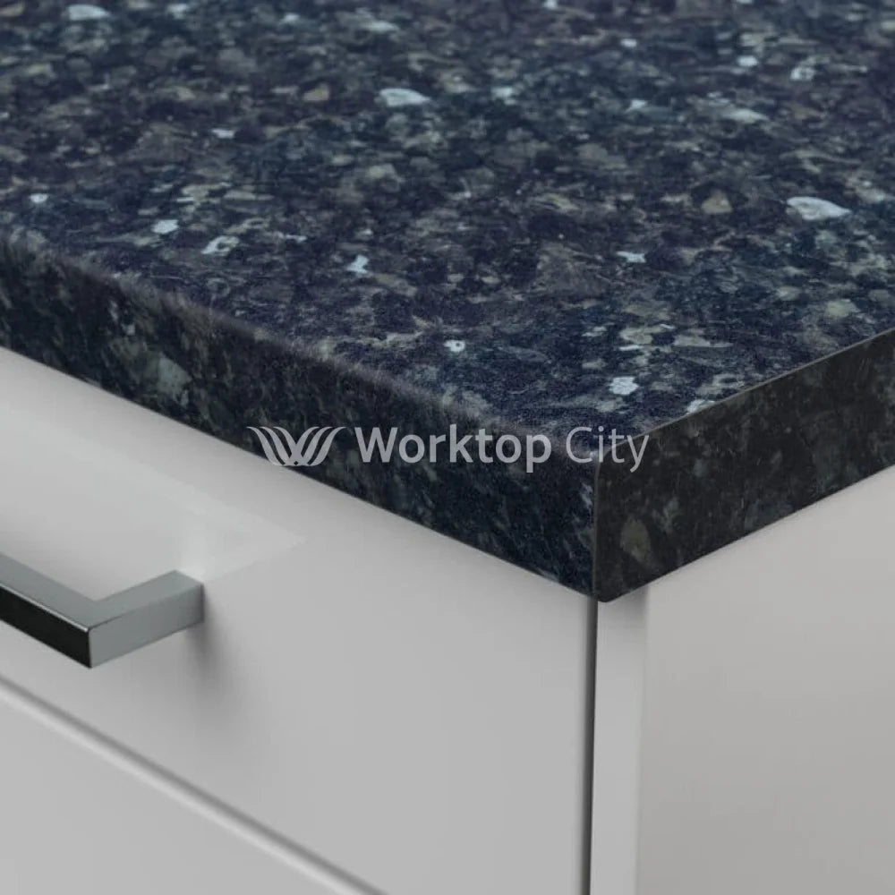 Senses Laminate Kitchen Worktops Black Granite Round (Postformed) Edge Dogal Matt Finish