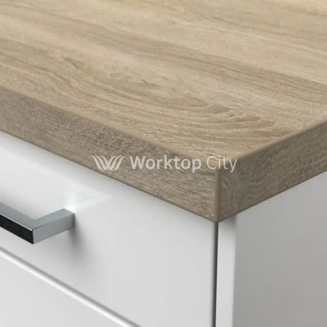 Senses Laminate Kitchen Worktops Delamere Light Oak Square Edge Natural Matt Finish