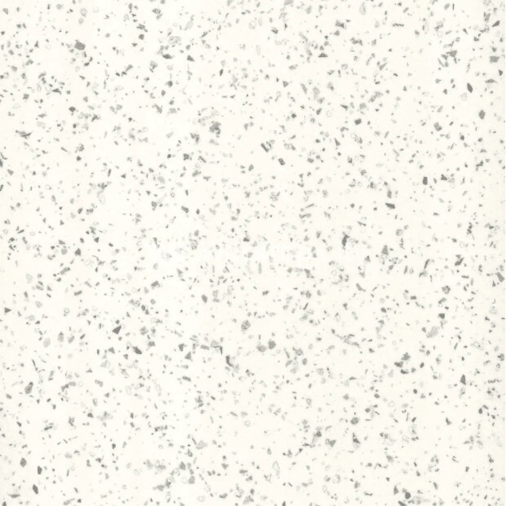 Senses Laminate Kitchen Worktops Snow Sparkle Round (Postformed) Edge Gloss Finish 3mtr Worktop - 3050mmx600mmx38mm