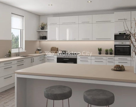 Senses Laminate Kitchen Worktops Sunstone Round (Postformed) Edge Matte Finish
