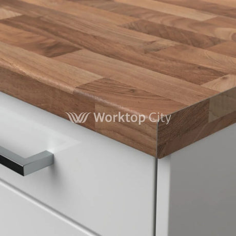 Senses Laminate Kitchen Worktops Walnut Butcher Block Round (Postformed) Edge Dogal Matt Finish