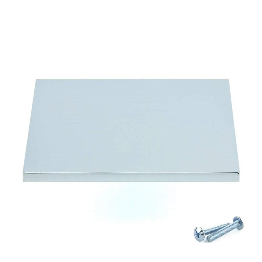 M4TEC Inverbeg Q6 Square Cupboard Knob Handle – Modern Polished Chrome or Stainless Steel Cabinet Handle